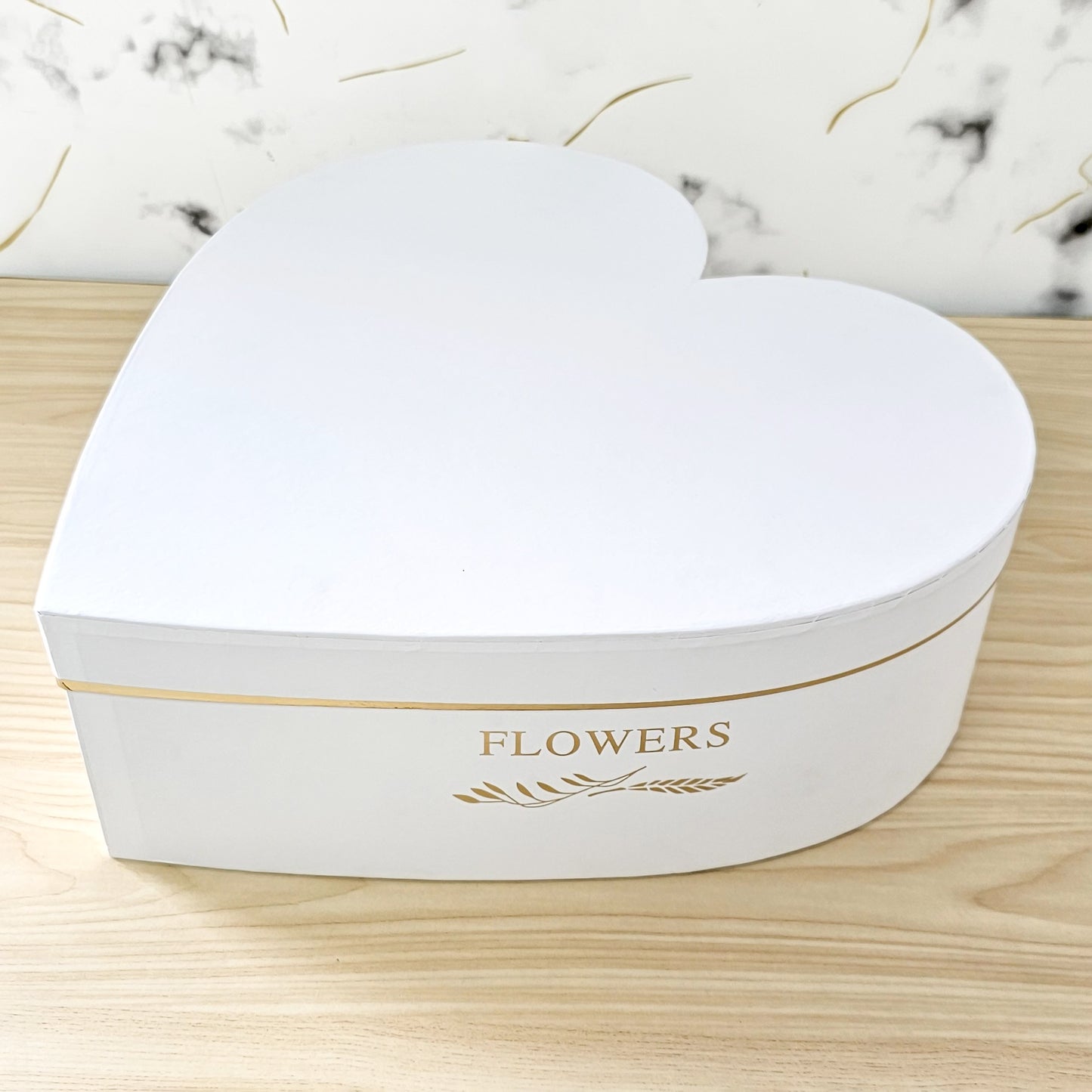 White Heart Gift Box
