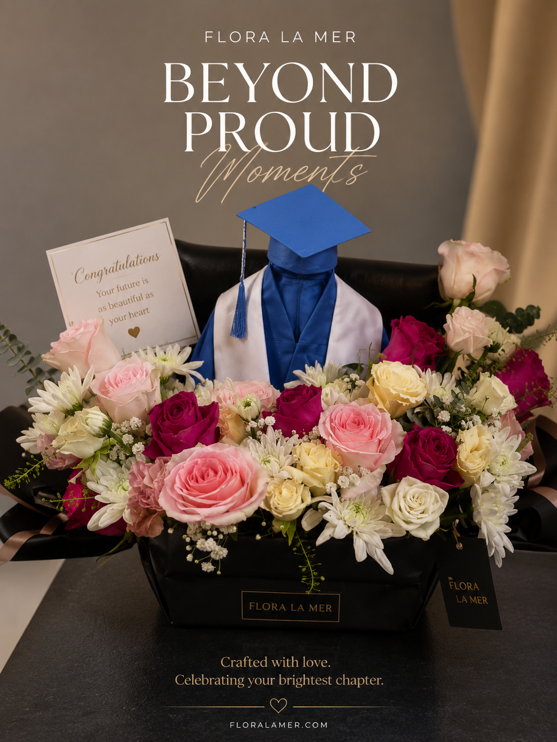 Graduation Bouquets with Personalized Photo Designs – Celebrate Every Achievement with Flora La Mer