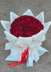 Red 101 Luxury Roses – Grand Signature Bouquet