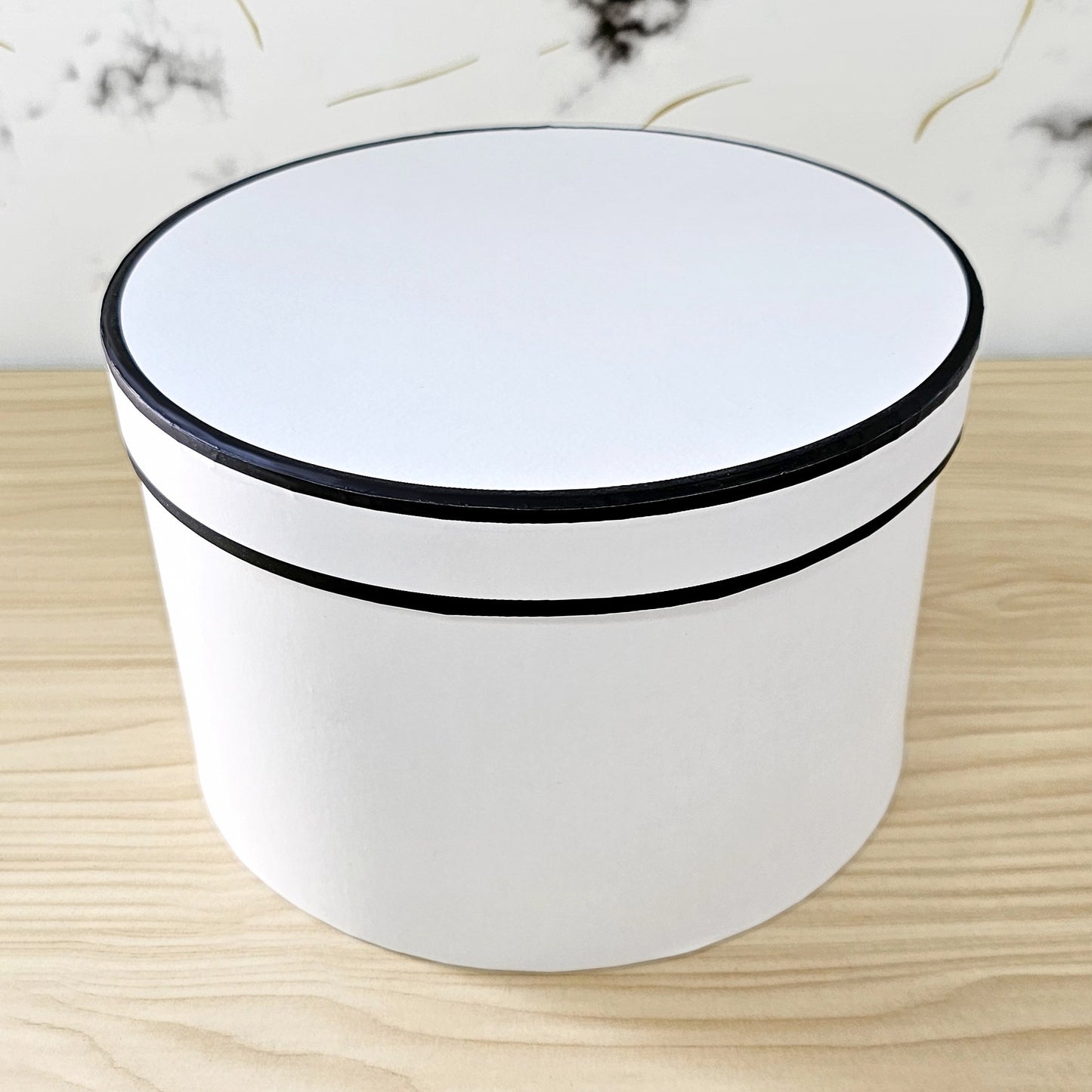 White Round Gift Box