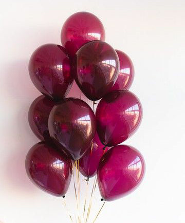 Burgundy Balloon Bouquet