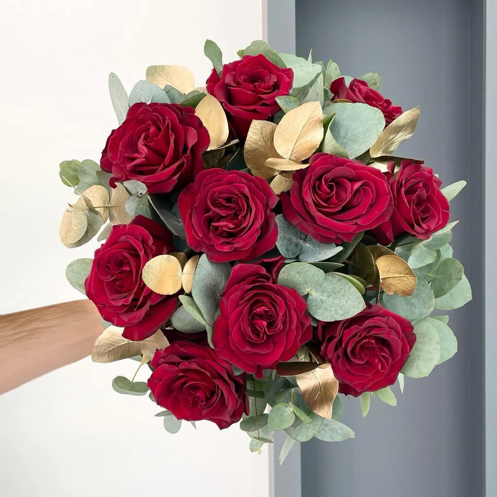 Your Classic Pair Of Deep Red Roses