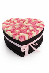 Blush Elegance Heart Box