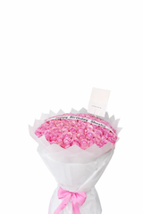 Blush Elegance Pink Rose Bouquet