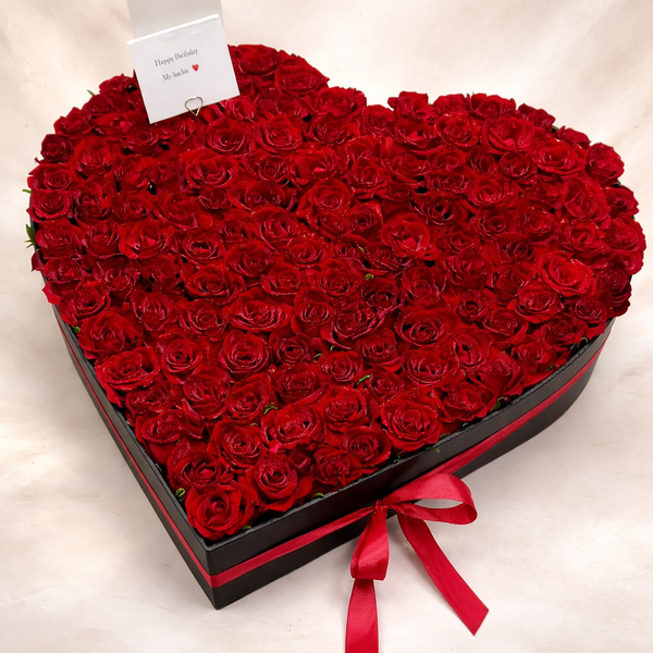 Heart of Love in Luxury Heart Box | A love that doesn’t fade with time