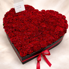 Heart of Love in Luxury Heart Box | A love that doesn’t fade with time