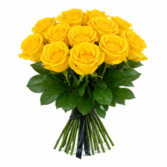 Brunch of Yellow Rose stems