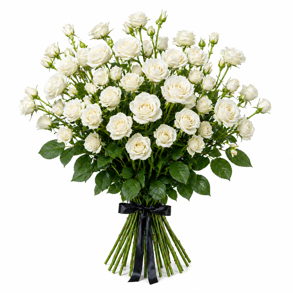 Brunch Of Spray Roses Stems