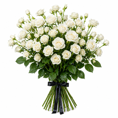 Brunch Of Spray Roses Stems