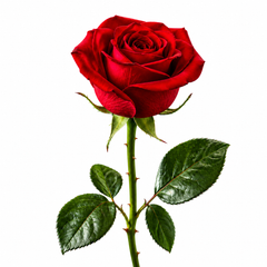 Single PC Red Rose