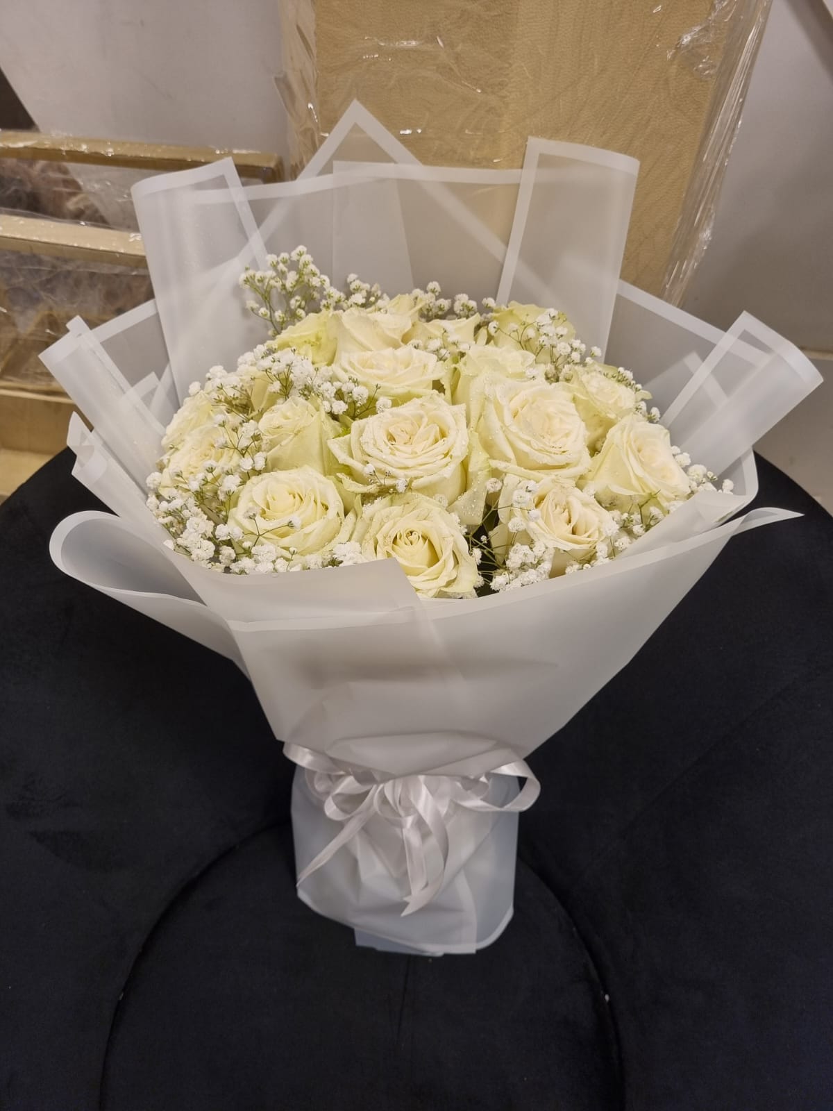 White Queen Flower Bouquet