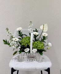 Serenity in Bloom – Graduation Basket
