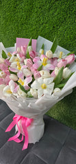 Blush Pearl Tulip Bouquet