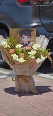 Golden Achievement Graduation Bouquet