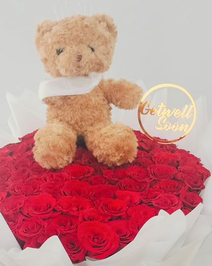 Get Well Soon | 101 Red Roses