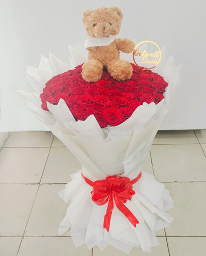 Get Well Soon | 101 Red Roses