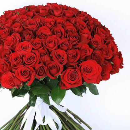 150 Stems Enchanting Red Rose Bouquet