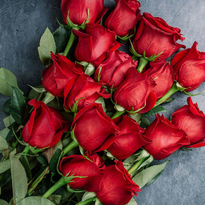 20 Stems Classic Red Rose Bouquet