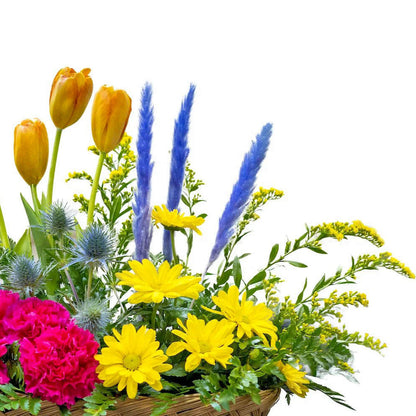 Beautiful Flowers Basket