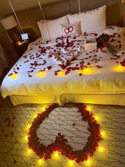 Premium Velvet Red Rose Petals – Timeless Romance in Every Detail