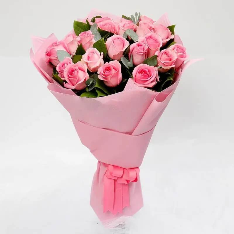 Sweet Bouquet 21 Pink Roses